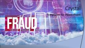  Presentation with storm clouds - Beautiful slides featuring single server - digitally generated image of dark backdrop and a  colored foreground