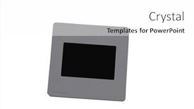  Presentation with film - Presentation theme consisting of single-slide-film-isolated background and a white colored foreground