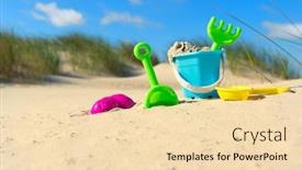  Presentation with tent - Presentation with single-tent-for-camping background and a lemonade colored foreground