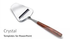  Presentation with white cheese - Cool new theme with single-traditional-dutch-cheese-slicer backdrop and a white colored foreground