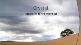  Presentation with single tree - Theme enhanced with single tree background and a light gray colored foreground