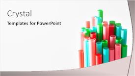  Presentation with plastic straws - Amazing PPT theme having single-use-plastic-drinking-straws backdrop and a white colored foreground