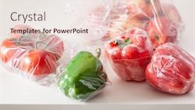  Presentation with issue - Audience pleasing presentation theme consisting of single-use-plastic-waste-issue backdrop and a lemonade colored foreground