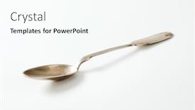  Presentation with dessert - Slide set featuring single-vintage-coffee-or-dessert background and a cool aqua colored foreground