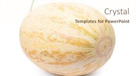  Presentation with honeydew - Amazing presentation having single-whole-fresh-honeydew-melon backdrop and a cream colored foreground