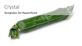  Presentation with banana - PPT layouts featuring single-whole-lemper-wrapped background and a white colored foreground