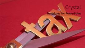  Presentation with gold red - Theme enhanced with single-word-tax-and-gold background and a crimson colored foreground