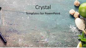  Presentation with sugar cubes - Presentation theme consisting of singles mixer - ingredients for making mojitos ice background and a light gray colored foreground