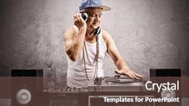  Presentation with arabic music arab man playing - Theme enhanced with singles mixer - mature man playing music background and a violet colored foreground