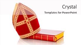  Presentation with dutch sinterklaas - Slide deck featuring sinterklaas isolated on white backgroud background and a white colored foreground