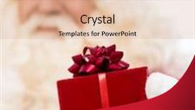  Presentation with dutch sinterklaas - Amazing presentation having sinterklaas with gift typical dutch character part of a traditional event celebrating the birthday of sinterklaas santa claus in december selective focus on gift backdrop and a coral colored foreground