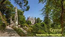  Presentation with gardens - Cool new presentation with sintra-portugal-july-14-2015 backdrop and a tawny brown colored foreground