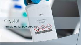  Presentation with silica - Presentation enhanced with sio2-silicon-iv-dioxide-silica background and a lemonade colored foreground