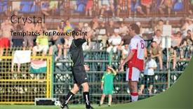  Presentation with referee - Presentation having siofok-hungary-june-12-istvan background and a  colored foreground