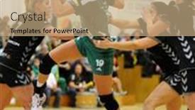  Presentation with handball handball - 