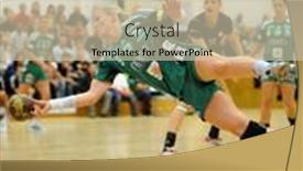  Presentation with handball handball - 