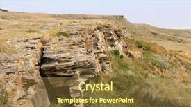  Presentation with bison - Amazing PPT layouts having sioux - cliff used as a buffalo backdrop and a  colored foreground