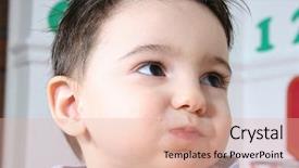  Presentation with cracker - Colorful presentation enhanced with sippy cup - two year old boy backdrop and a lemonade colored foreground
