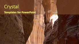  Presentation with petra jordan - Presentation design enhanced with siq-the-narrow-slot-canyon background and a tawny brown colored foreground