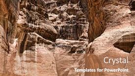  Presentation with petra jordan - Cool new slide deck with siq-the-narrow-slot-canyon backdrop and a coral colored foreground