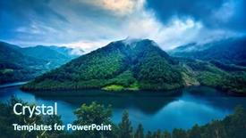  Presentation with barrage - Cool new presentation with beautiful landscape from siriu barrage backdrop and a ocean colored foreground