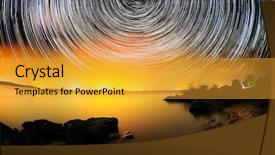  Presentation with night sky - Cool new presentation with siriusxm - beautiful sky at night backdrop and a gold colored foreground