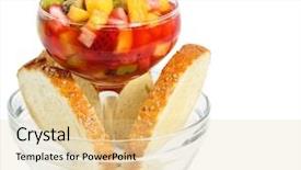  Presentation with syrup - PPT theme featuring sirupi - colorful fruit in syrup background and a  colored foreground