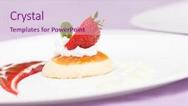  Presentation with dessert - Theme having concept image of business acronym ei as ending inventory written over road marking yellow paint line background and a tawny brown colored foreground