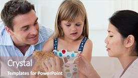  Presentation with giving to god - Cool new presentation theme with sirupi - serious female doctor giving medecne backdrop and a  colored foreground