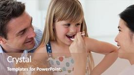  Presentation with diverse group of smiling people giving thumbs up - Theme consisting of sirupi - smiling doctor giving medecine background and a coral colored foreground