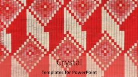  Presentation with yellow color - Theme with sisal-mat-with-traditional-asian background and a coral colored foreground