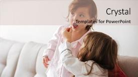  Presentation with fraud elder - Cool new presentation design with sister feed with popcorn younger backdrop and a coral colored foreground