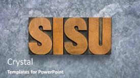  Presentation with lifestyle - Colorful slide deck enhanced with sisu-finnish-concept-of-lifestyle backdrop and a gray colored foreground