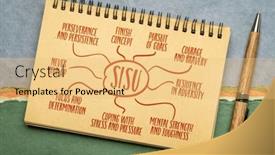  Presentation with mind - Slide set enhanced with sisu-finnish-concept-of-lifestyle background and a yellow colored foreground