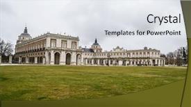  Presentation with world heritage - Colorful PPT theme enhanced with site by unesco in 2001 backdrop and a sky blue colored foreground