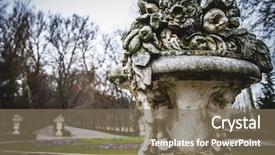  Presentation with world heritage - Presentation theme featuring site by unesco in 2001 background and a violet colored foreground