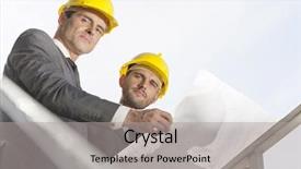  Presentation with low angle view of hockey - Presentation theme having site inspections - low angle portrait of confident background and a light gray colored foreground