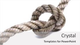  Presentation with rough - Slides having site on the rough rope background and a light gray colored foreground