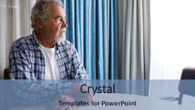  Presentation with nursing - Presentation theme featuring sitting at table in nursing background and a  colored foreground