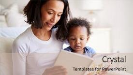  Presentation with american revolution close up - Cool new presentation with sitting in an armchair reading backdrop and a soft green colored foreground