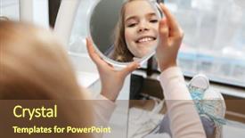  Presentation with medical imaging center mri - Audience pleasing slide set consisting of sitting in medical dentist center backdrop and a tawny brown colored foreground