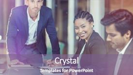  Presentation with meeting - Amazing theme having sitting in meeting at conference backdrop and a violet colored foreground