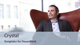  Presentation with unique red chair - PPT layouts featuring museu dos terceiros in ponte de lima a town in the northern minho region in portugal background and a gray colored foreground