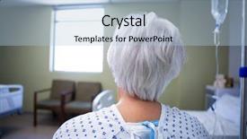  Presentation with rear view mirror - Audience pleasing PPT theme consisting of sitting in ward at hospital backdrop and a  colored foreground