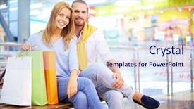  Presentation with middle east dubai mall shopping - Amazing slides having part of an infinite star backdrop and a black colored foreground