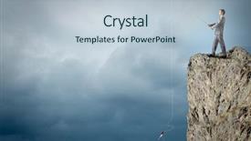  Presentation with rustic purple floral rock water - Colorful presentation enhanced with sitting on rock and fish backdrop and a lemonade colored foreground