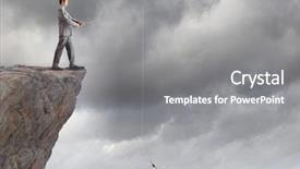  Presentation with fishing - Cool new slide deck with sitting on rock and fish backdrop and a  colored foreground