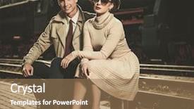  Presentation with station - Slide set with white background health and medical background and a white colored foreground