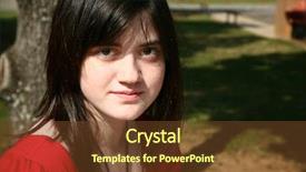  Presentation with cosmetics beauty - PPT theme with green start button background and a light gray colored foreground