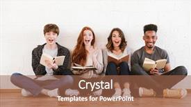  Presentation with emotional brain - Cool new PPT layouts with sitting over white wall backgound backdrop and a coral colored foreground